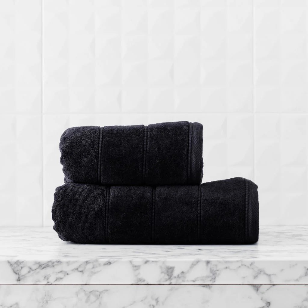 Velly Handklæði Svart