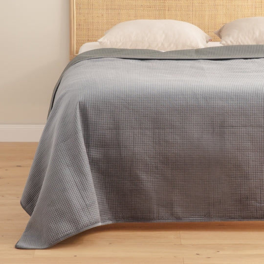 Pontoso Rúmteppi Dökkgrátt