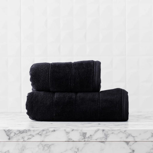 Velly Handklæði Svart