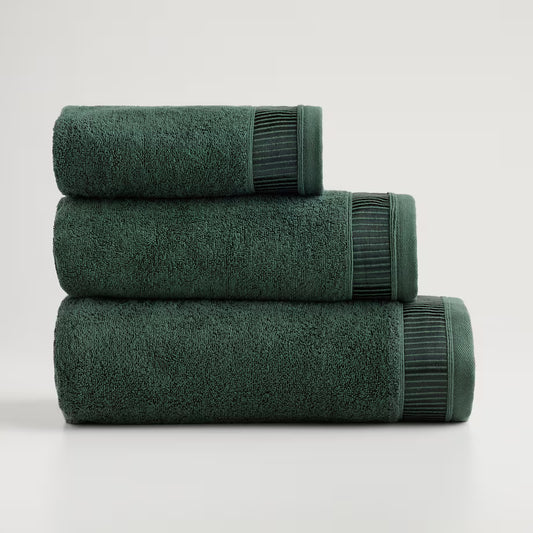 Alicante Handklæði Dökkgrænt