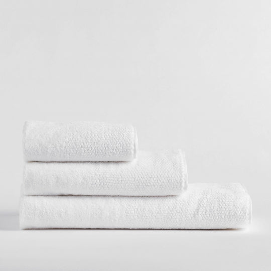 Strippo Handklæði Hvítt