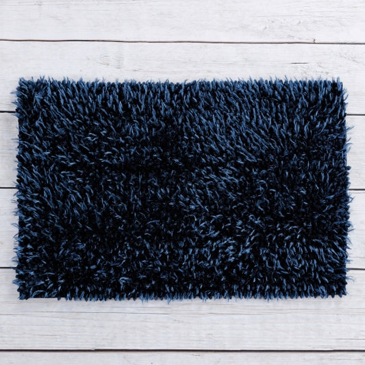 Luperos Baðmotta Dökkblá