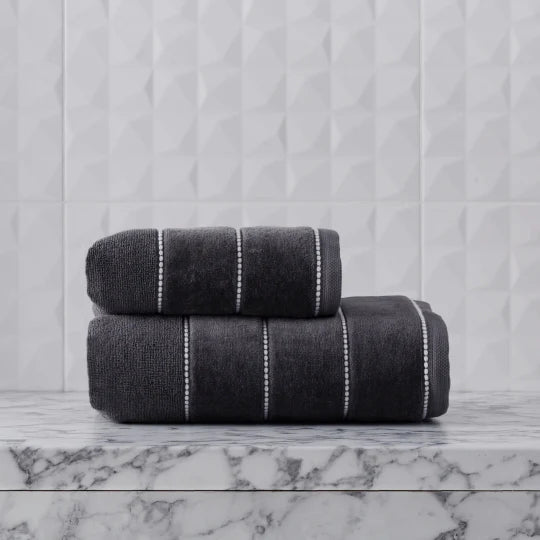 Velly Handklæði Dökkgrátt