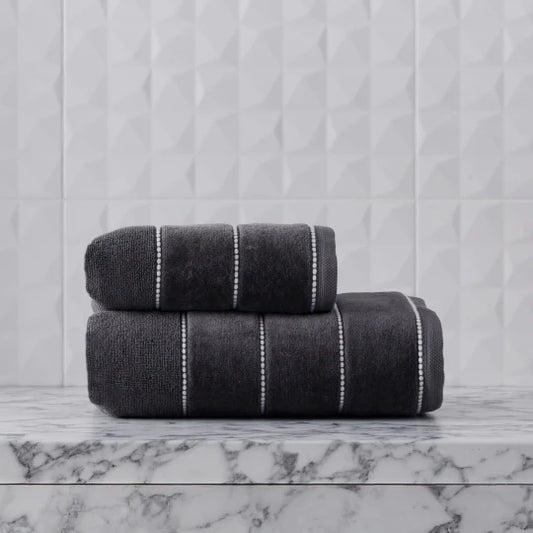 Velly Handklæði Dökkgrátt