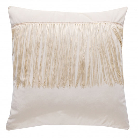 Fringes Púði Drapplitað